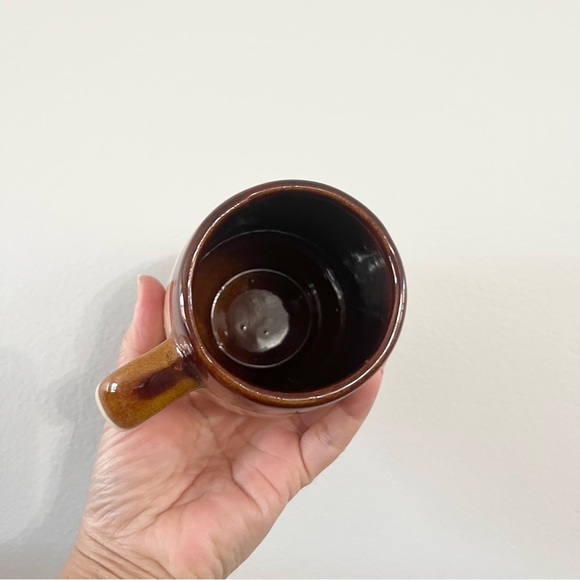 Vintage Stoneware San Francisco CA Souvenir Brown Mug with Trolley - Picture 5 of 5